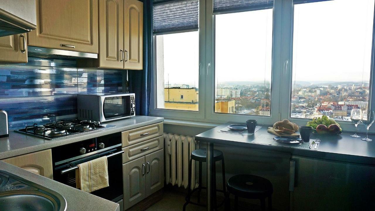 Ferienwohnung Dk Apartament Panorama Allenstein Exterior foto